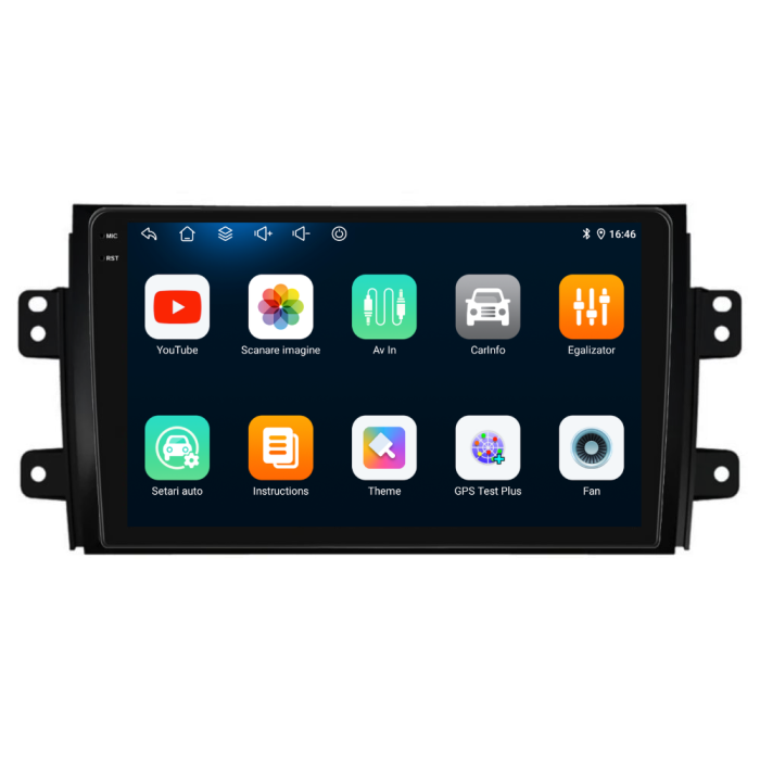 Navigatie Dedicata Suzuki SX4 (2006-2012), 9Inch 4Gb Ram, 64Gb Stocare, Carplay [6]