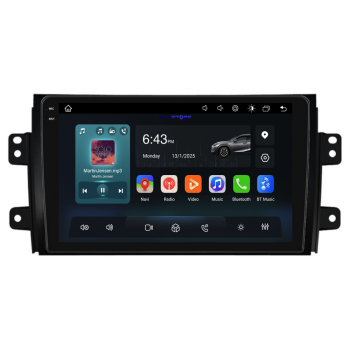 Navigatie Dedicata Suzuki SX4 (2006-2012), 9Inch 6Gb Ram, 128Gb Stocare, Carplay [5]