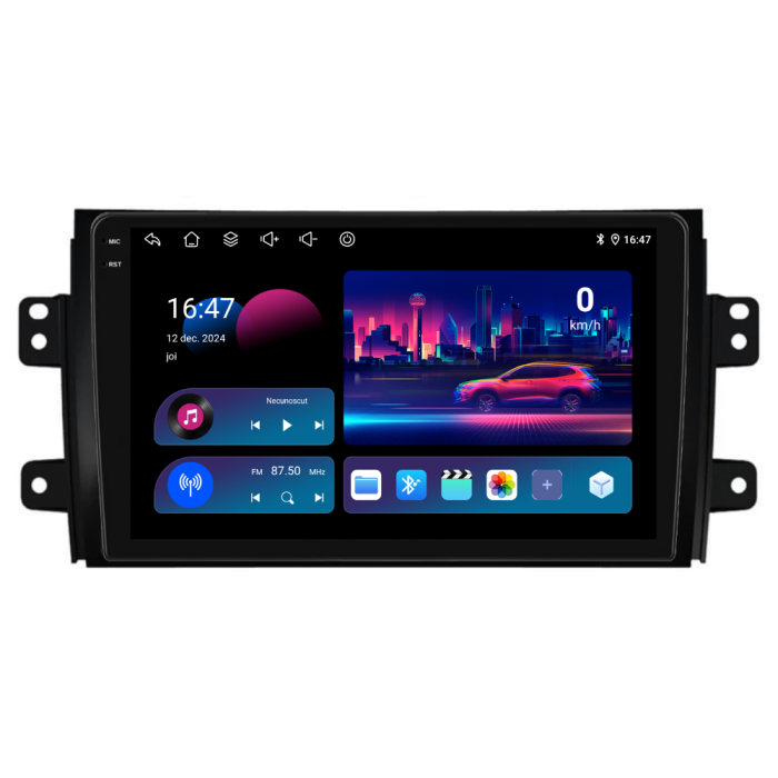 Navigatie Dedicata Suzuki SX4 (2006-2012), 9Inch 6Gb Ram, 128Gb Stocare, Carplay [4]