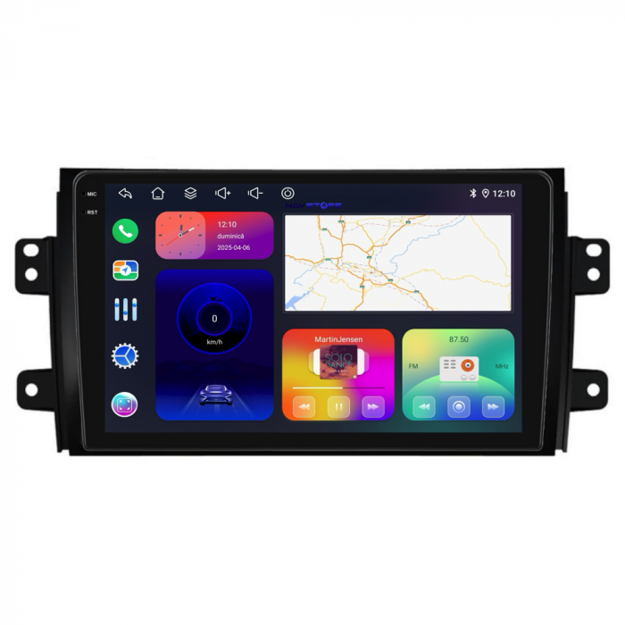 Navigatie Dedicata Suzuki SX4 (2006-2012), 9Inch 6Gb Ram, 128Gb Stocare, Carplay [6]
