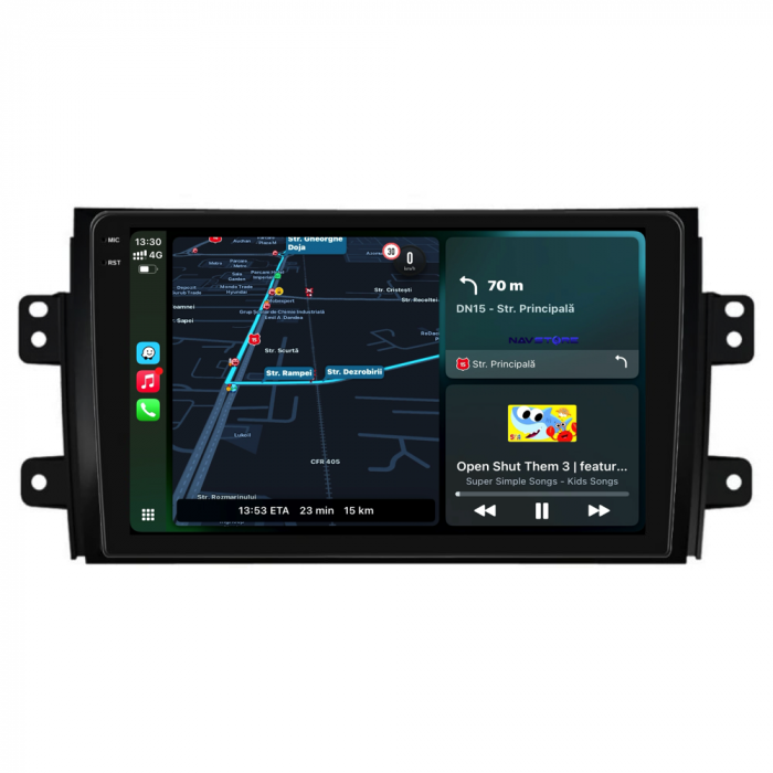 Navigatie Dedicata Suzuki SX4 (2006-2012), 9Inch 6Gb Ram, 128Gb Stocare, Carplay [2]