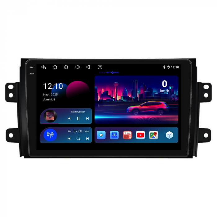Navigatie Dedicata Suzuki SX4 (2006-2012), 9Inch 8Gb Ram, 256Gb Stocare, Carplay [4]