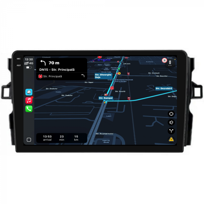 Navigatie Dedicata Toyota Auris (2006 - 2012), 10Inch, 6Gb Ram, 128Gb Stocare, Carplay [3]
