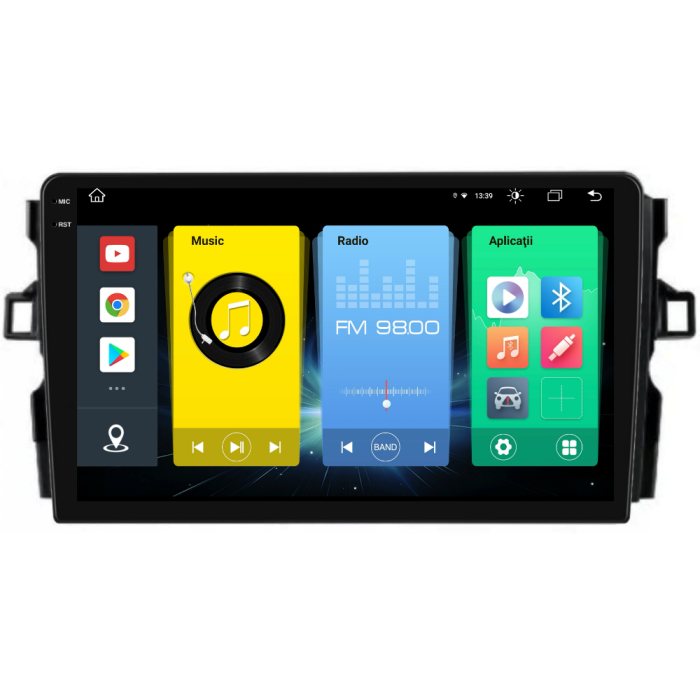 Navigatie Dedicata Toyota Auris (2006 - 2012), 9Inch, 8Gb Ram, 256Gb Stocare, Carplay [7]