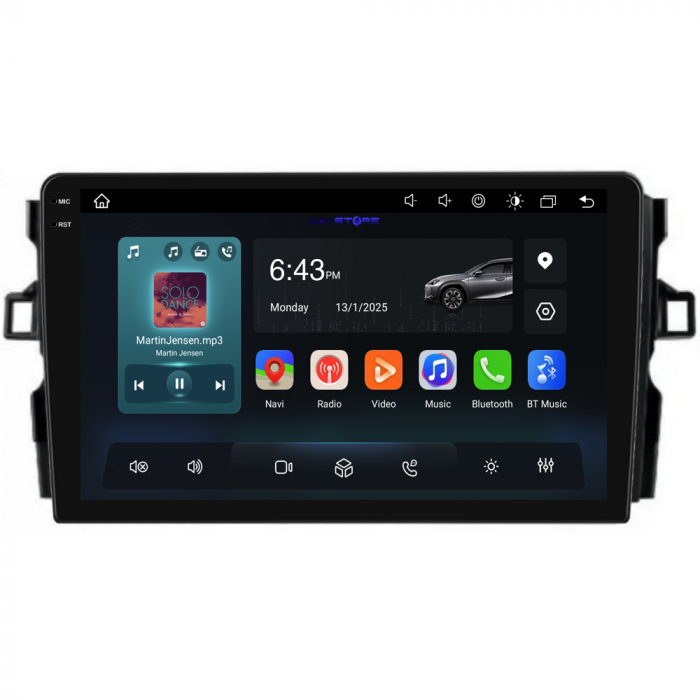 Navigatie Dedicata Toyota Auris (2006 - 2012),QuadCore, 10Inch, 4Gb Ram, 64Gb Stocare, Carplay [5]