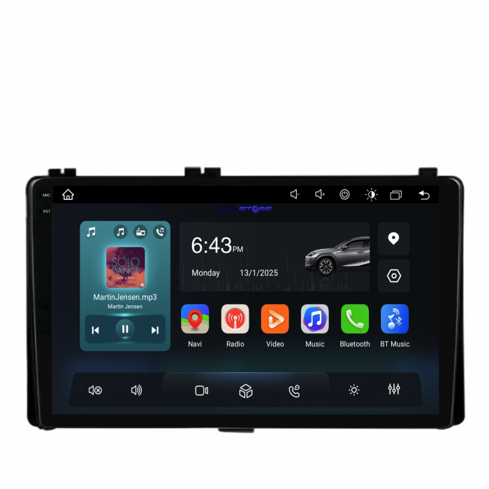 Navigatie Dedicata Toyota Auris, Corolla (2015-2019), 9 Inch, 8Gb Ram, 256Gb stocare, Carplay [5]