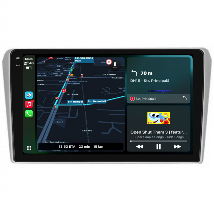 Navigatie Dedicata Toyota Avensis (2002-2008),QuadCore, 9 Inch, 4Gb Ram, 64Gb stocare, Carplay [2]