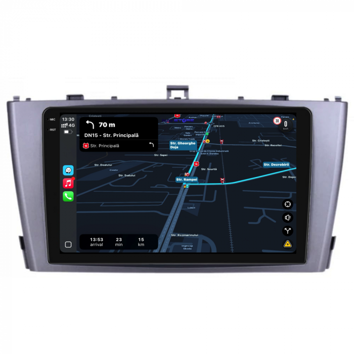 Navigatie Dedicata Toyota Avensis (2008-2015),QuadCore, 9Inch, 4Gb Ram, 64Gb Stocare, Carplay [3]