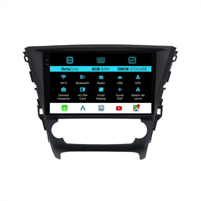 Navigatie Dedicata Toyota Avensis (2015-2018), 9 Inch, 6Gb Ram, 128Gb stocare, Carplay [1]