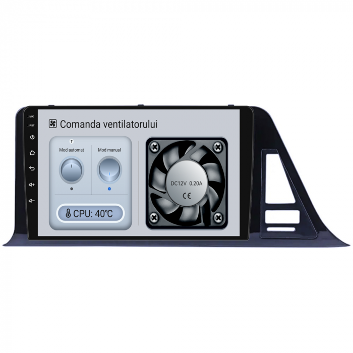Navigatie Dedicata Toyota CHR (2016 - 2020), 9Inch, 1Gb Ram, 32Gb Stocare, Carplay [6]