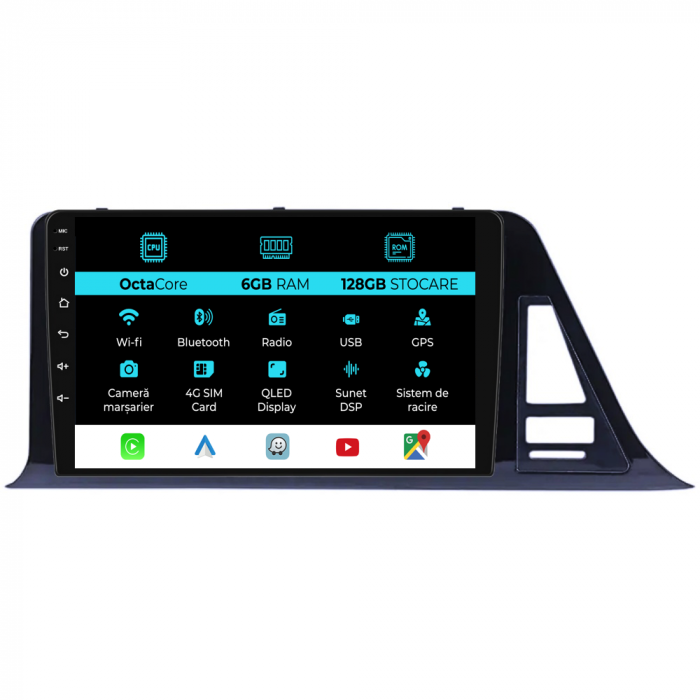 Navigatie Dedicata Toyota CHR (2016 - 2020), 9Inch, 6Gb Ram, 128Gb Stocare, Carplay [1]