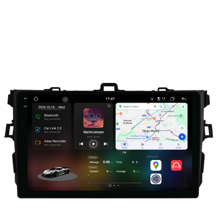 Navigatie Dedicata Toyota Corolla (2006-2013), 2K, 12Gb Ram, 256Gb Stocare, Carplay [1]