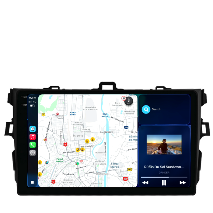 Navigatie Dedicata Toyota Corolla (2006-2013), 9Inch, 8Gb Ram, 256Gb Stocare, Carplay [2]