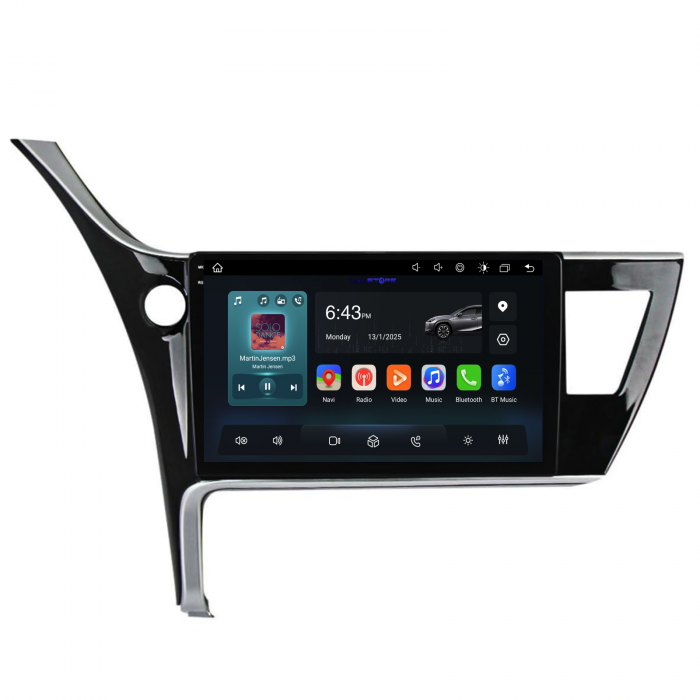 Navigatie Dedicata Toyota Corolla, Auris (2017-2020), 10Inch, 2Gb Ram, 32Gb Stocare, Carplay [5]
