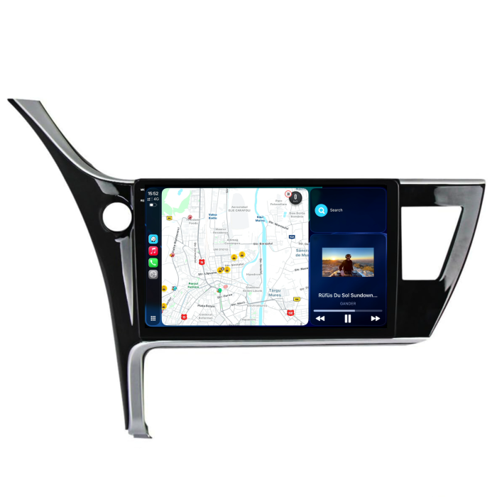 Navigatie Dedicata Toyota Corolla, Auris (2017-2020), 2K, 12Gb Ram, 256Gb Stocare, Carplay [4]