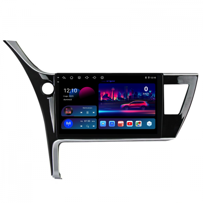 Navigatie Dedicata Toyota Corolla, Auris (2017-2020),QuadCore, 10Inch, 4Gb Ram, 64Gb Stocare, Carplay [4]