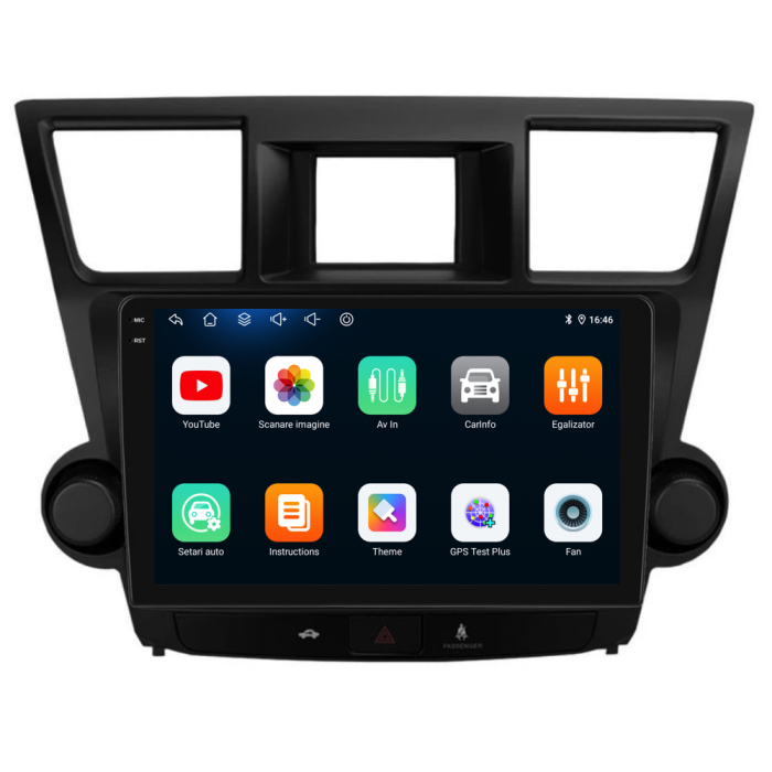 Navigatie Dedicata Toyota Highlander (2008-2014), 10Inch, 4Gb Ram, 64Gb Stocare, Carplay [6]