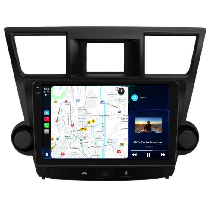 Navigatie Dedicata Toyota Kluger (2008-2014), 2K, 4Gb Ram, 64Gb Stocare, Carplay [2]