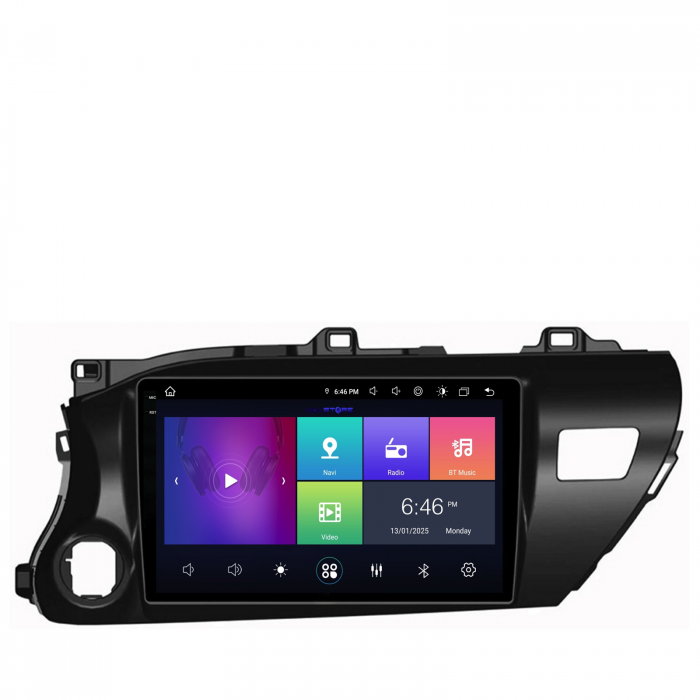 Navigatie Dedicata Toyota Hilux 2015+, 2K, 4Gb Ram, 64Gb Stocare, Carplay [7]