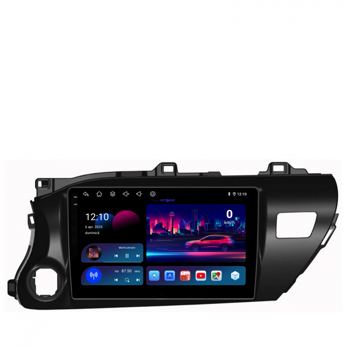 Navigatie Dedicata Toyota Hilux 2015+, 10Inch, 6Gb Ram, 128Gb Stocare, Carplay [4]