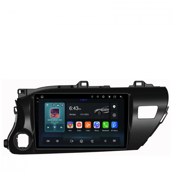 Navigatie Dedicata Toyota Hilux 2015+, 10Inch, 6Gb Ram, 128Gb Stocare, Carplay [5]