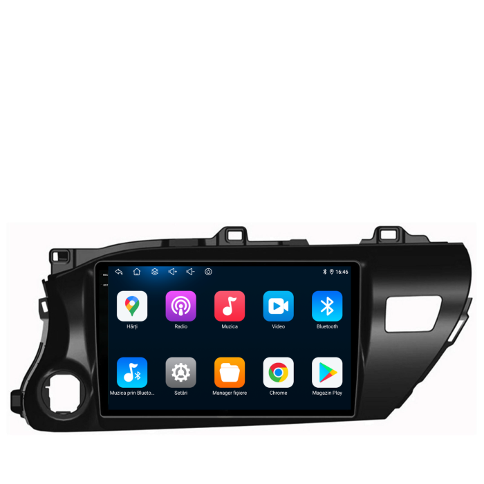 Navigatie Dedicata Toyota Hilux 2015+, 10Inch, 6Gb Ram, 128Gb Stocare, Carplay [5]