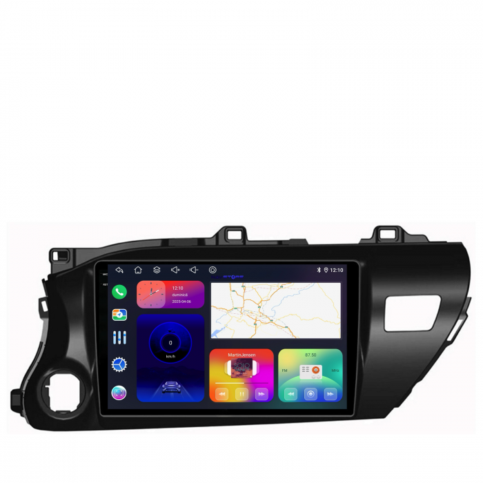 Navigatie Dedicata Toyota Hilux 2015+, 10Inch, 6Gb Ram, 128Gb Stocare, Carplay [6]