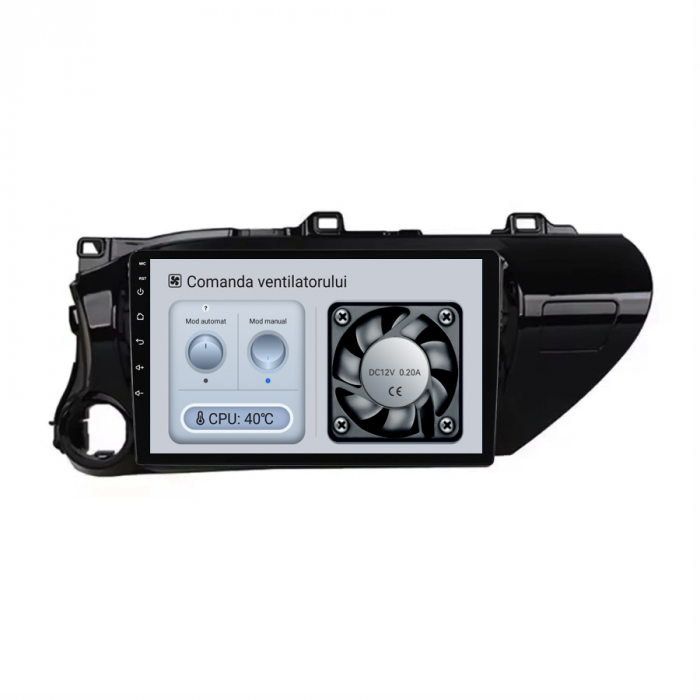 Navigatie Dedicata Toyota Hilux 2015+, 10Inch, 8Gb Ram, 256Gb Stocare, Carplay [6]
