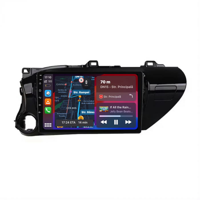 Navigatie Dedicata Toyota Hilux 2015+, 10Inch, 8Gb Ram, 256Gb Stocare, Carplay [2]