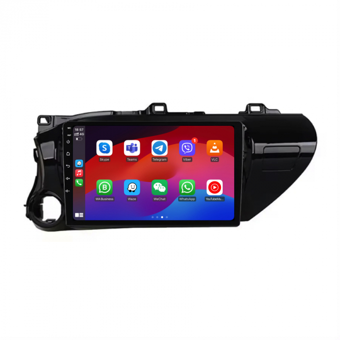 Navigatie Dedicata Toyota Hilux 2015+, 10Inch, 8Gb Ram, 256Gb Stocare, Carplay [4]