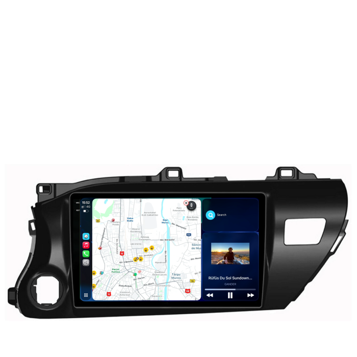 Navigatie Dedicata Toyota Hilux 2015+, 2K , 8Gb Ram, 256Gb Stocare, Carplay [2]