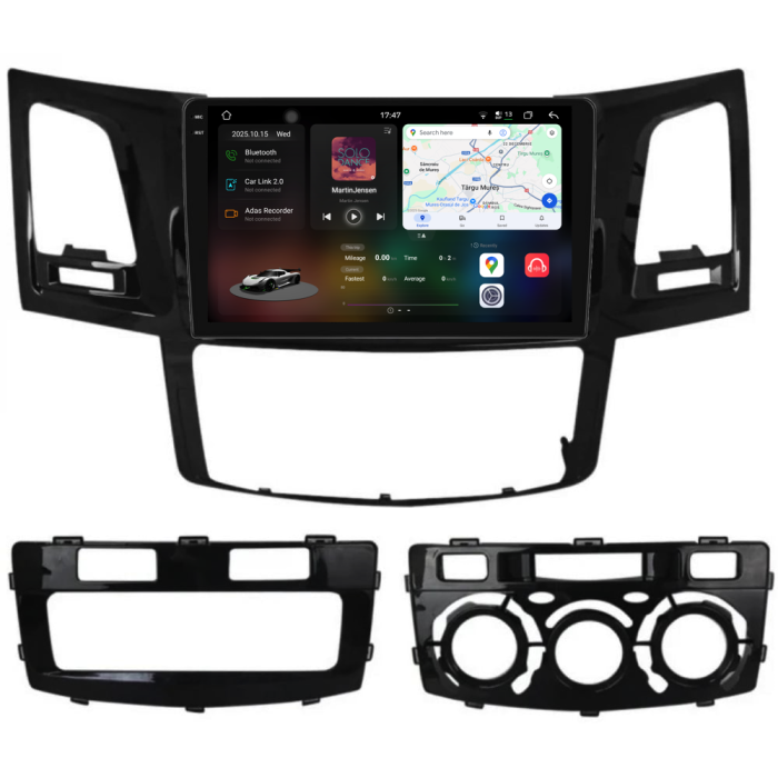 Navigatie Dedicata Toyota Hilux VII (2004-2015), 2K, 12Gb Ram, 256Gb Stocare, Carplay [1]