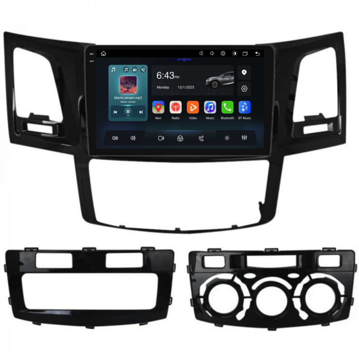 Navigatie Dedicata Toyota Hilux VII (2004-2015), 9Inch, 4Gb Ram, 64Gb Stocare, Carplay [5]
