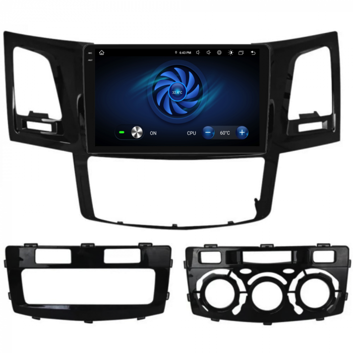 Navigatie Dedicata Toyota Hilux VII (2004-2015), 9Inch, 4Gb Ram, 64Gb Stocare, Carplay [8]