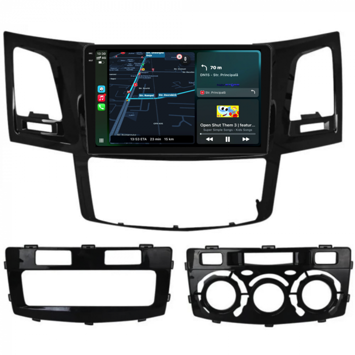 Navigatie Dedicata Toyota Hilux VII (2004-2015), 9Inch, 4Gb Ram, 64Gb Stocare, Carplay [2]