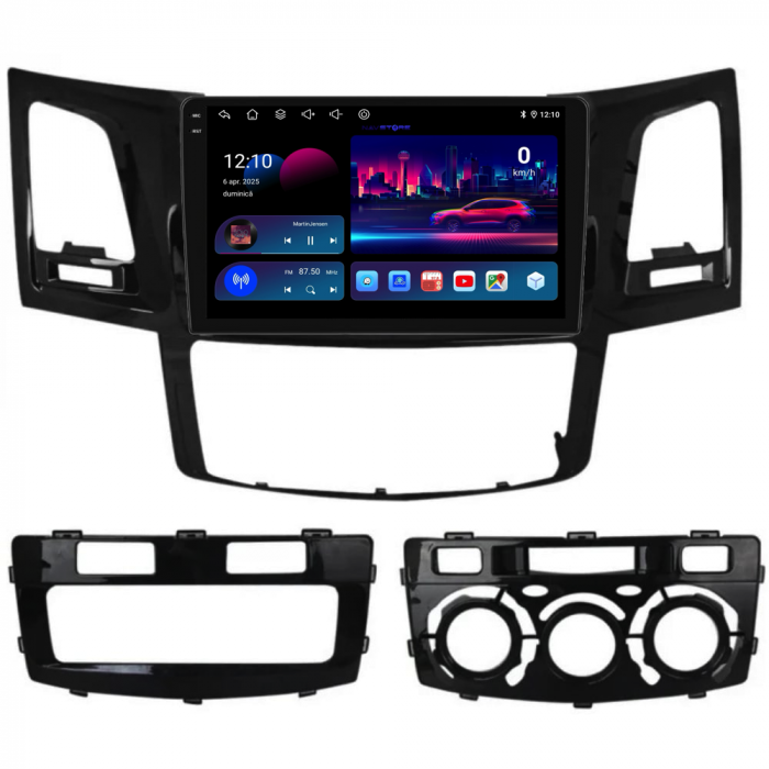 Navigatie Dedicata Toyota Hilux VII (2004-2015), 9Inch, 4Gb Ram, 64Gb Stocare, Carplay [4]