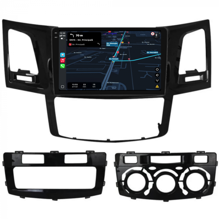 Navigatie Dedicata Toyota Hilux VII (2004-2015), 9Inch, 4Gb Ram, 64Gb Stocare, Carplay [3]