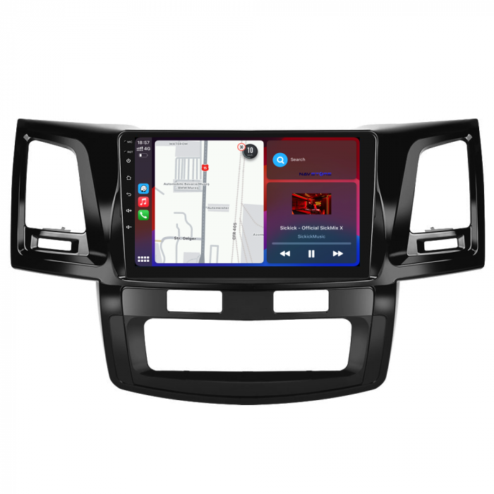 Navigatie Dedicata Toyota Hilux VII (2004 - 2015), 9Inch, 4Gb Ram, 64Gb Stocare, Carplay [3]