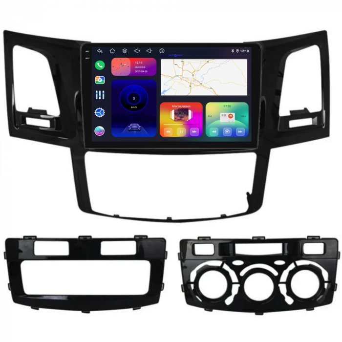 Navigatie Dedicata Toyota Hilux VII (2004-2015),QuadCore, 9Inch, 4Gb Ram, 64Gb Stocare, Carplay [6]