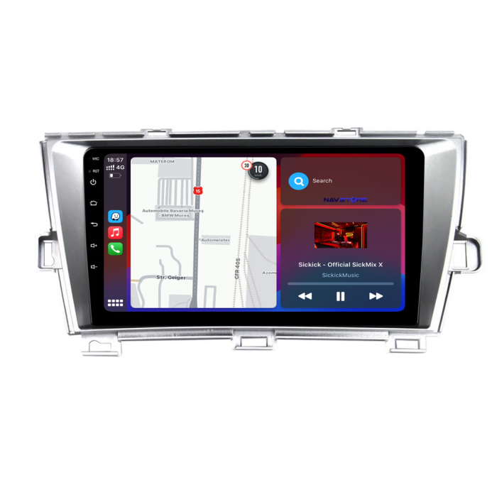 Navigatie Dedicata Toyota Prius W3 (2009 - 2015), 9Inch, 1Gb Ram, 32Gb Stocare, Carplay [3]