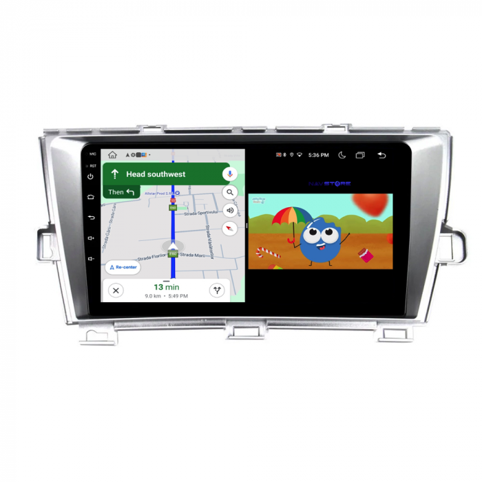 Navigatie Dedicata Toyota Prius W3 (2009 - 2015), 9Inch, 2Gb Ram, 64Gb Stocare, Carplay [5]