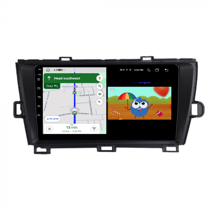 Navigatie Dedicata Toyota Prius W3 (2009 - 2015), 9Inch, 6Gb Ram, 128Gb Stocare, Carplay [5]