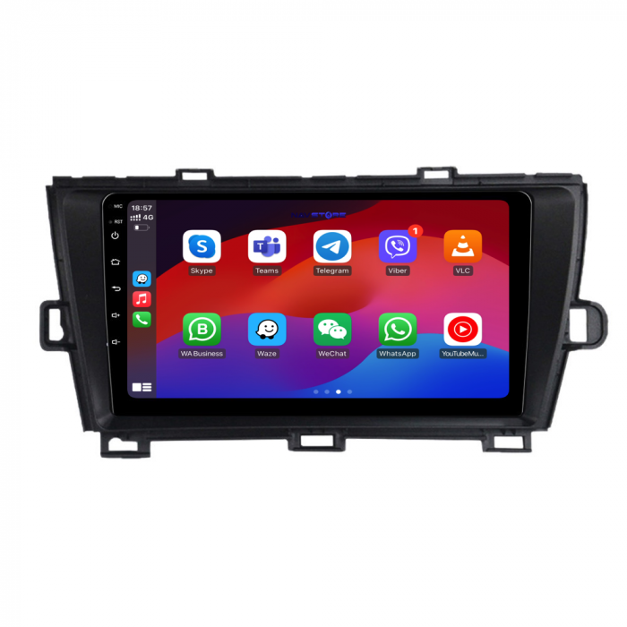 Navigatie Dedicata Toyota Prius W3 (2009 - 2015), 9Inch, 6Gb Ram, 128Gb Stocare, Carplay [4]