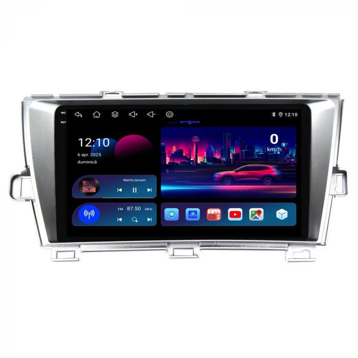 Navigatie Dedicata Toyota Prius W3 (2009-2015), 9Inch, 6Gb Ram, 128Gb Stocare, Carplay [4]