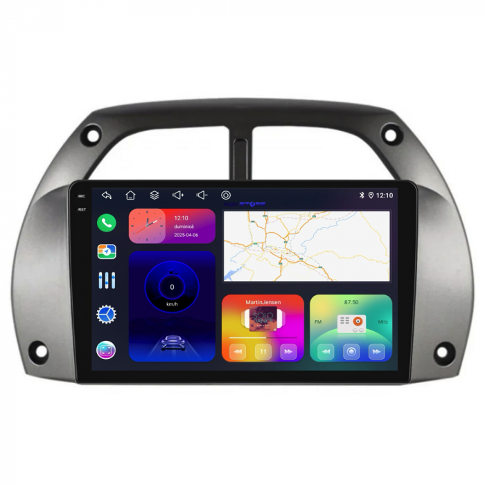 Navigatie Dedicata Toyota Rav 4 (2000-2005), 9Inch, 6Gb Ram, 128Gb Stocare, Carplay [6]