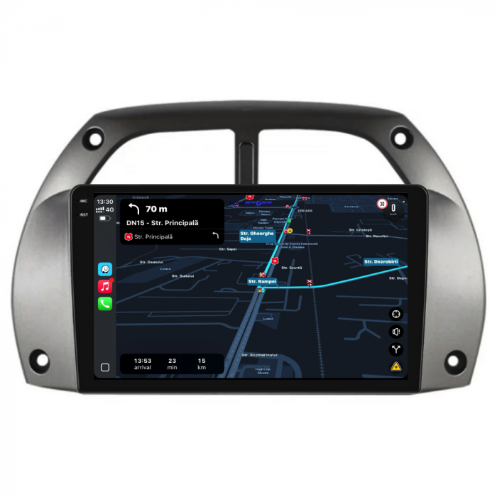 Navigatie Dedicata Toyota Rav 4 (2000-2005), 9Inch, 6Gb Ram, 128Gb Stocare, Carplay [3]