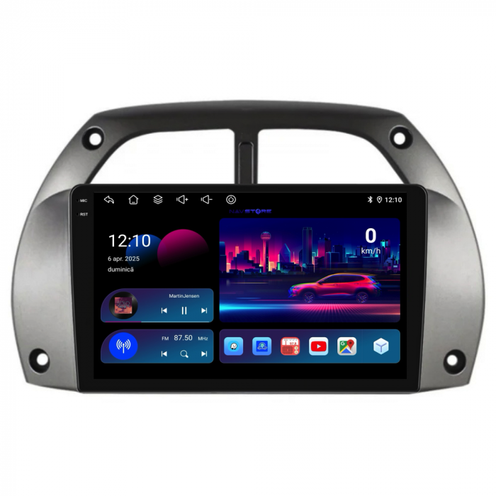 Navigatie Dedicata Toyota Rav 4 (2000-2005), 9Inch, 6Gb Ram, 128Gb Stocare, Carplay [4]