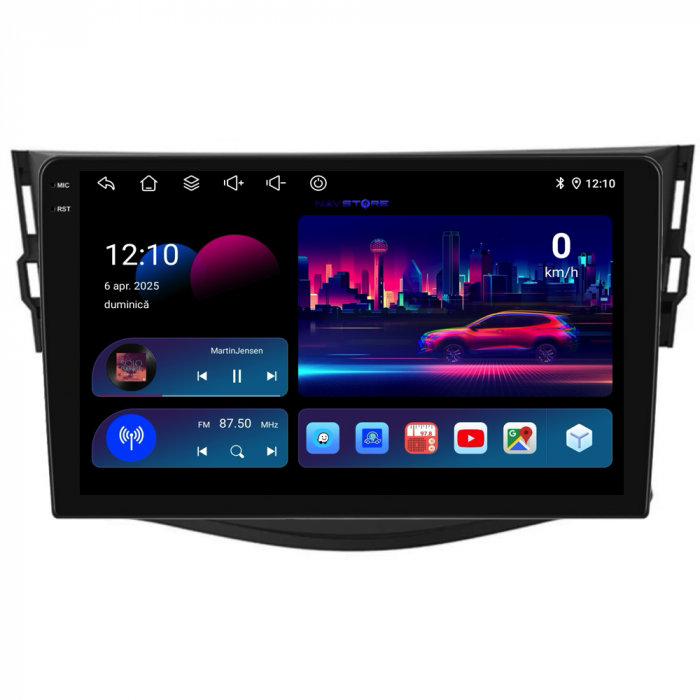 Navigatie Dedicata Toyota Rav 4 (2006-2013), 9Inch, 6Gb Ram, 128Gb Stocare, Carplay [4]