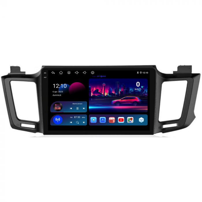 Navigatie Dedicata Toyota Rav 4 (2012-2018), 10 Inch, 6Gb Ram, 128Gb Stocare, Carplay [4]