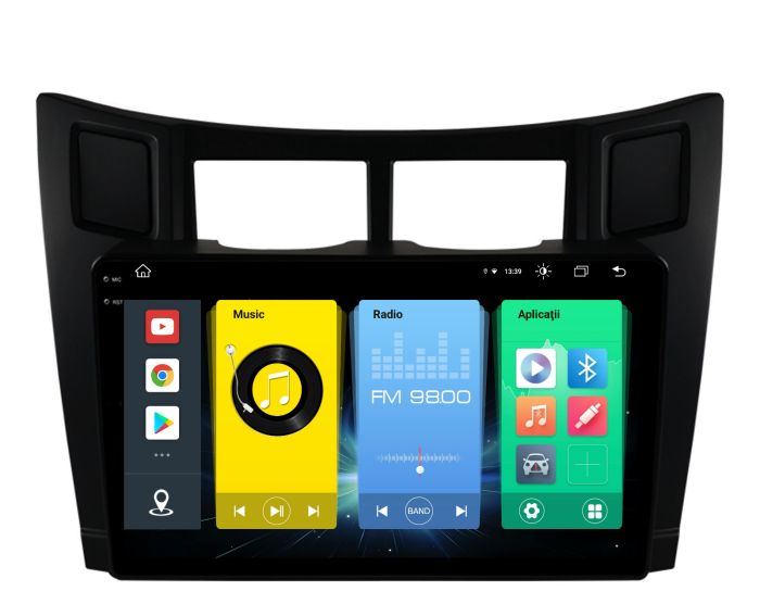 Navigatie Dedicata Toyota Yaris (2005-2011), 2K, 4Gb Ram, 64Gb Stocare, Carplay [7]